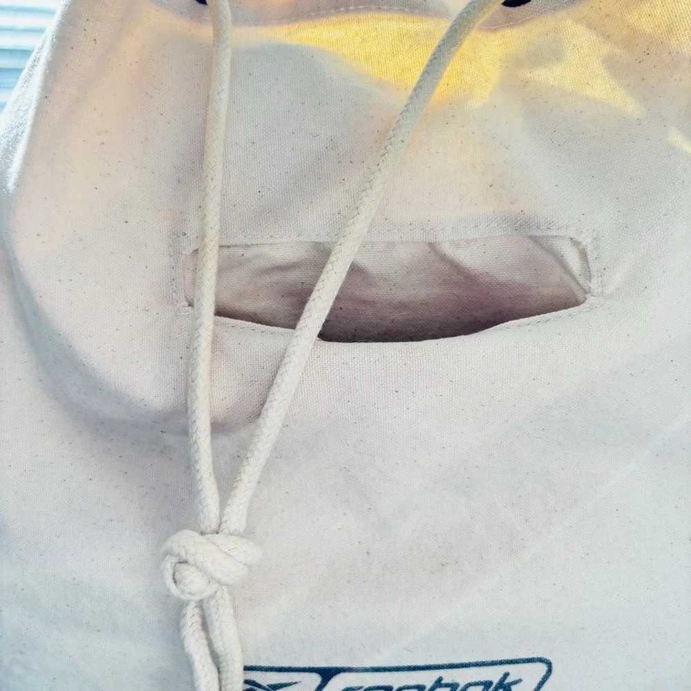Vintage Reebok Thick Canvas Athletic Bag Tote Grunge Surf Skate Athletic Bag